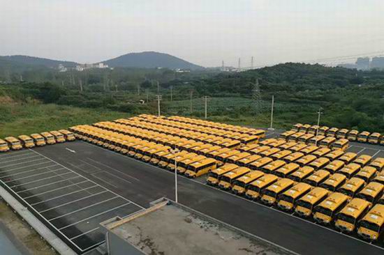 248 Yutong school buses put into operation in Nanjing 248 Yutong school buses put into operation in Nanjing