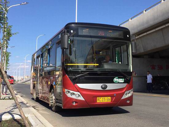 Yutong new energy city buses gallop on the land of snow Yutong new energy city buses gallop on the land of snow